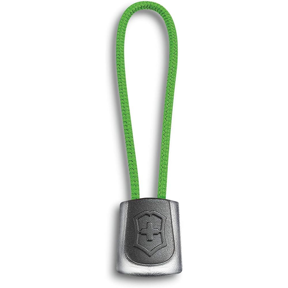 Victorinox Zipper Tab Outdoor Lanyard Green and Black Small 4.1824.4