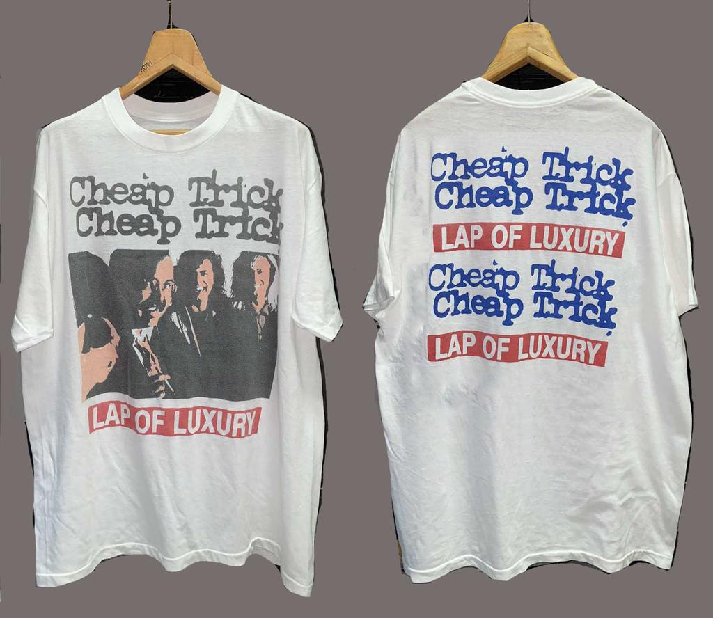 T-shirt Unisex z bawełny Heavy z logo zespołu Cheap Trick Lap Of Luxury GS314