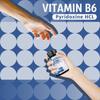 Pslalae Vitamin B6 Capsules, 100mg Vitamin B6 Extract, helps prevent skin inflammation, suitable for adults.