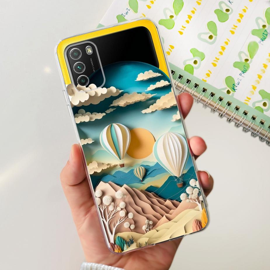 For Xiaomi Poco M3 Case PocoM3 Pro New Fashion Painted Cover Soft Silicone Phone Case For Xiaomi Poco M3 Pro PocoM3 Fundas Coque