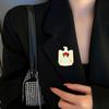 Cute Watermelon Enamel Pin Summer Fruit Shaped Brooch Bag Decoration Badges Women Lapel Pin Charm Jewelry Accessories Gift