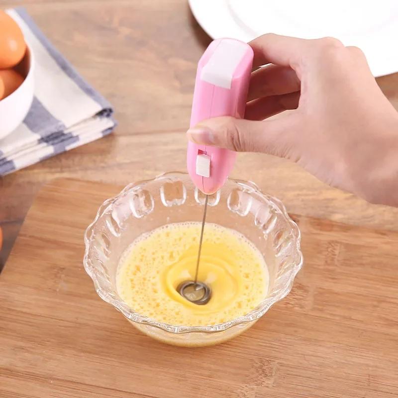 Egg Beater Electric Milk Frother Handheld Mini Foamer Coffee Maker Portable Blender for Chocolate Cappuccino Whisk Tools