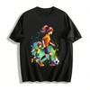 Mom And Kid Soccer Time Graphic Casual T-Shirt Pure Cotton T-shirt