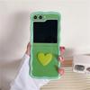For Samsung Galaxy Z Flip 3 4 5 Phone Case 3D Love Heart Hand Rope Wave Shockproof Cover For Samsung Z Flip3 Flip4 ZFlip5
