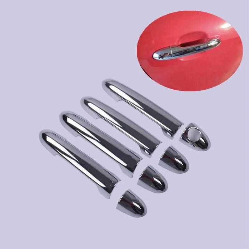 

Для Kia Rio Rio 5 2012 2013 2014 2015 2016 2017 новинка Pride новая хромированная крышка дверной ручки автомобиля накладка наклейка аксессуары для стайлинга автомобиля