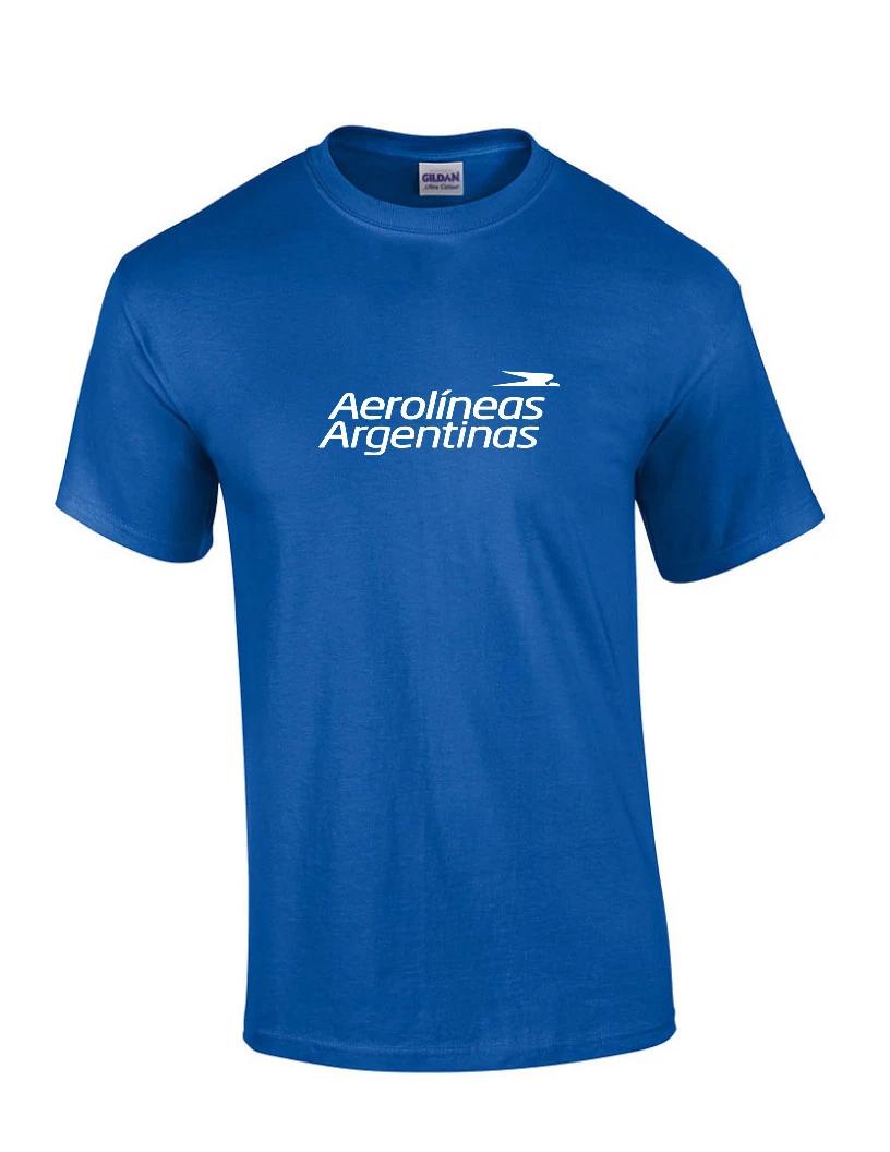 

Aerolineas Argentinas Condor Argentinean Airline White Royal Blue T-Shirt S-5XL M