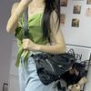 Pu Leopard Print Large Capacity Travel Bag For Women With Zipper Closure And Inner Card Pocket
