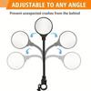 1PCS Bike Mirror Bike Handlebar Rearview Mirror Rotatable And Adjustable Wide Angle Rear View Shockproof Convex Mirror Universal