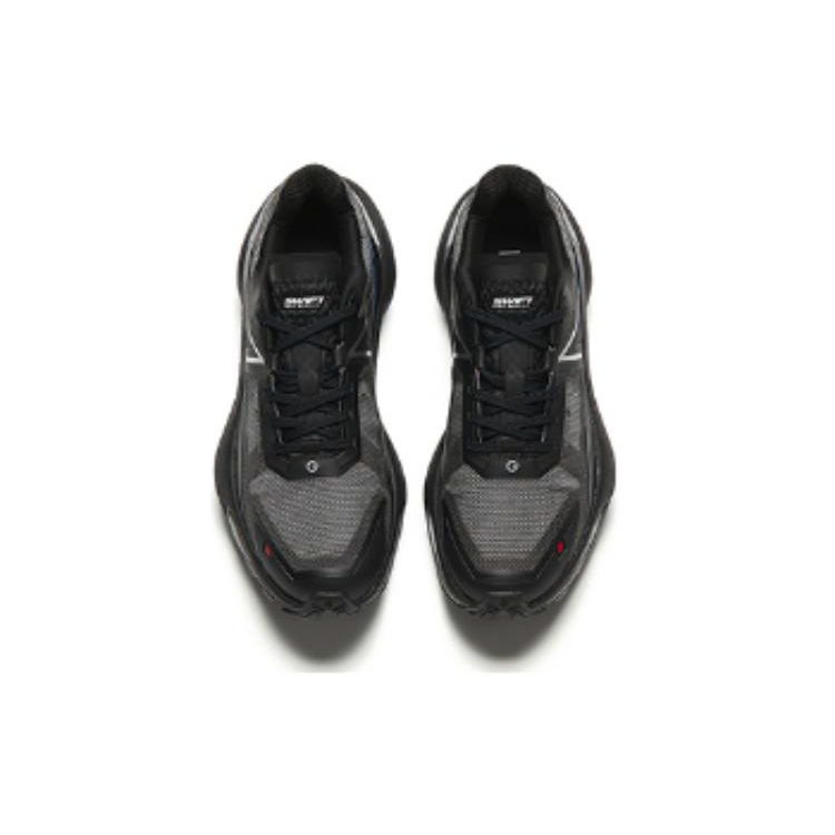 Anta Champion Series Rain Swallow Durable Non-Slip Low-Top Running Shoes Women Sneaker Black 122416601A-1