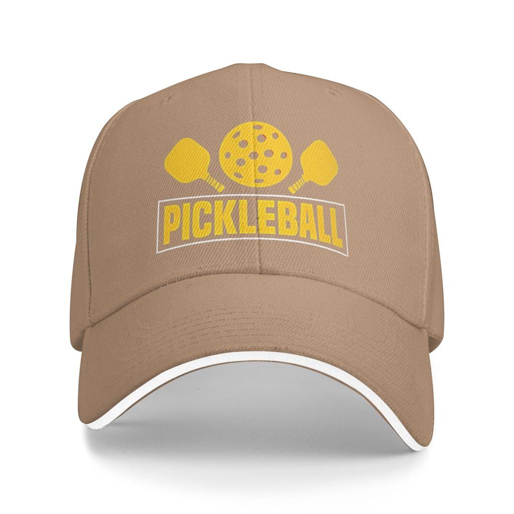 Pickleball Paddle Post Workout Baseball Cap Heat Transfer Logo Polyester Quick-Dry And Casual Team Practice Cap