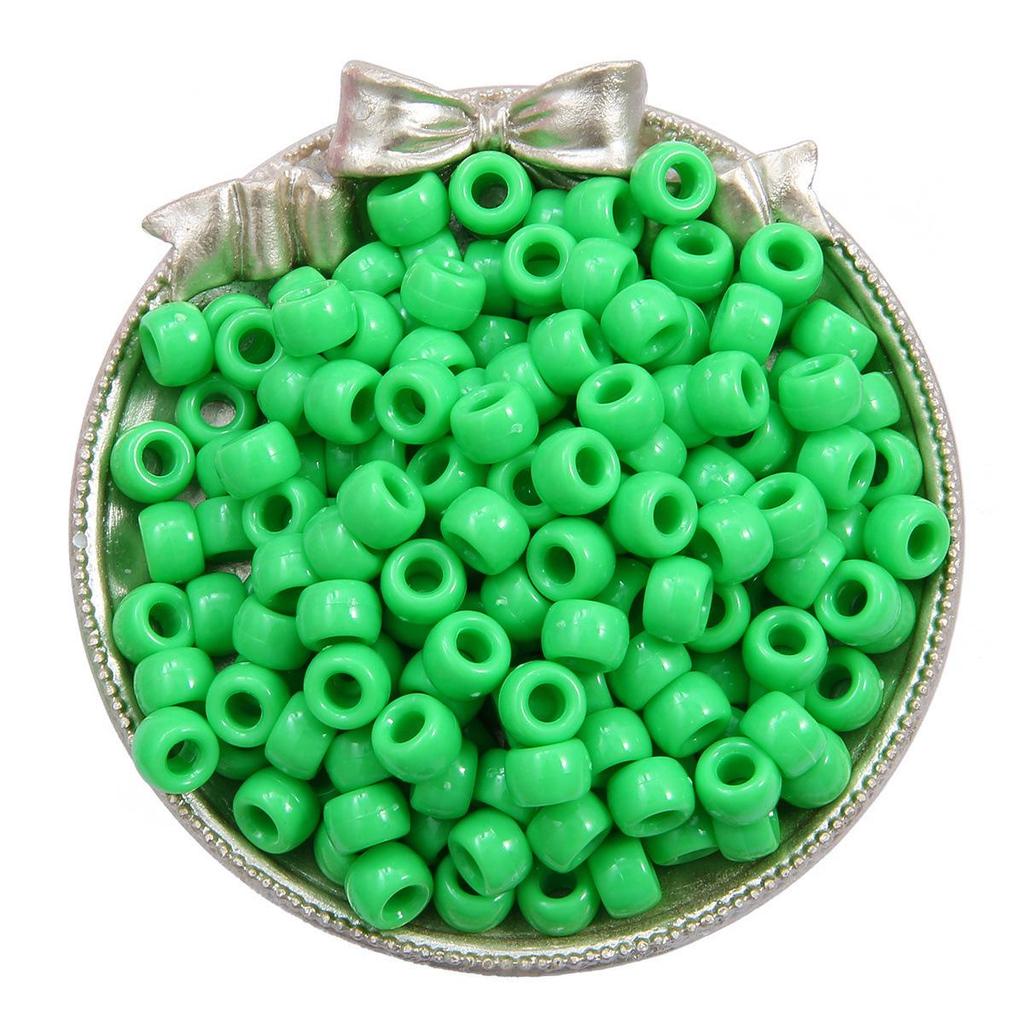 Acrylic Large Hole Barrel Beads 9x6mm for DIY Bracelet Jewelry Making