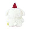 Sun Lemon Fluffy Tatton Santa Dog White S 14x18x7cm Plush Animal P-8402