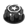 4pcs Aluminum Alloy Wheel Hub   Cover Accessory Fit for   X Maxx 1Celsius10 RC Car(Black )