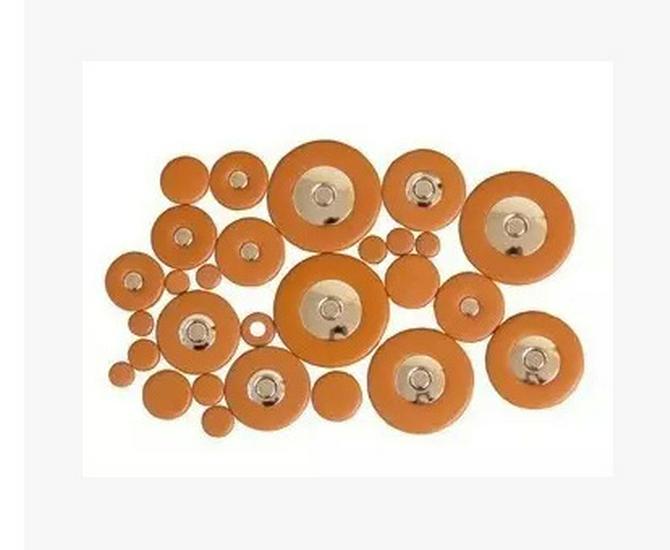 High-Pitched Saxophone Sheepskin Pads: Straight Tube Tone Hole Replacements for Saxophone Accessories ABS