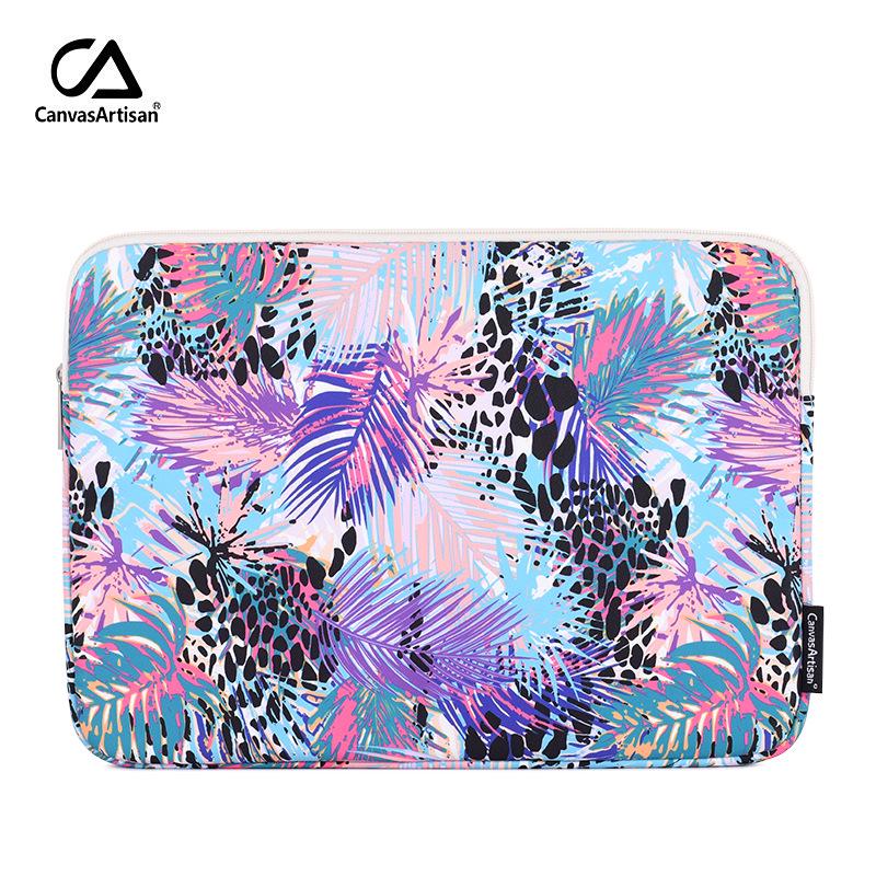 17-tommers digitaltrykt laptop-sleeve