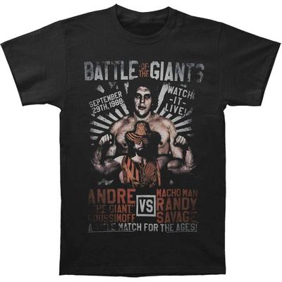 Andre The Giant Battle Of The Giants Slim Fit Siyah Unisex Tişört