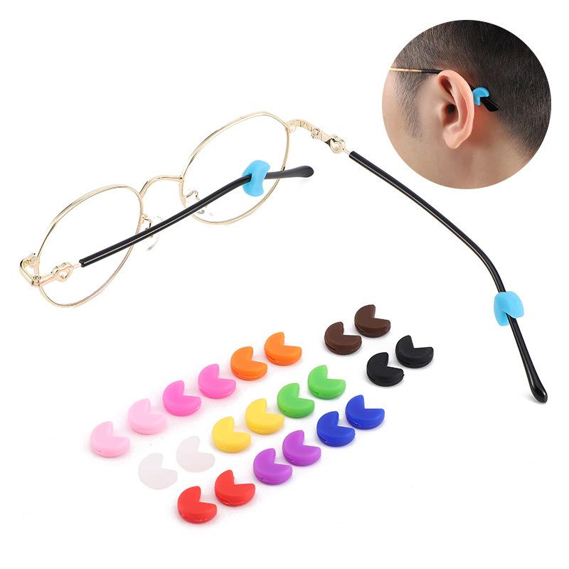 5 Pairs / Package Silicone Anti-slip Holder for Glasses Accessories Ear Hook Sports Eyeglass Temple Tip Stoppers Eyewear Hook