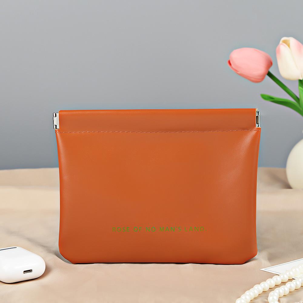 Spring Clip Red Envelope Multifunction Organizer: Portable Data Cable & Jewelry Holder with Auto Closure Coin Pouch