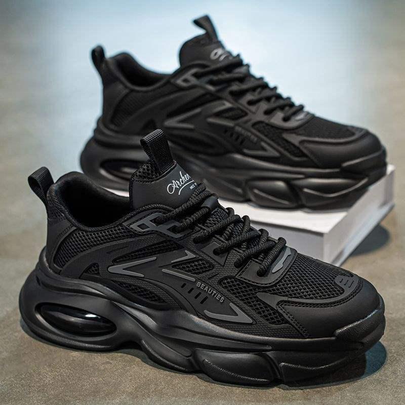 Herren 2025 Sommer Atmungsaktive Mesh Freizeit-Sneaker - Jugend & Papa Lauf-Plateauschuhe