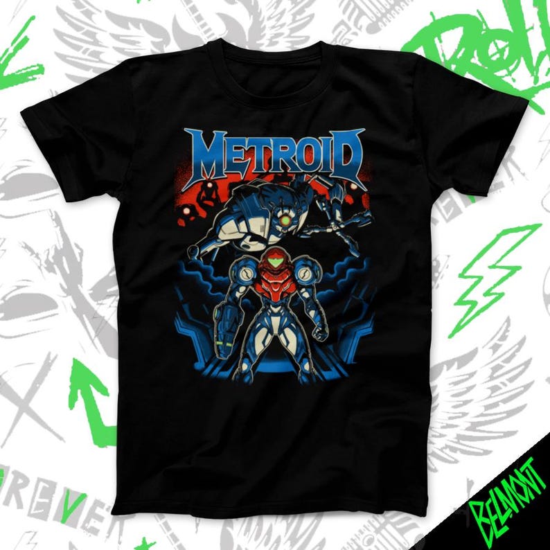 Space Robots kids T-Shirt Unisex  Shirt Heavy Metal Shirt Video Game Tee Gamer Clothing 150