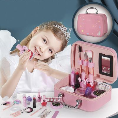Kinderspielzeug für Mädchen, Rollenspiel, Schminkspielzeug, Simulation, Kosmetiktasche, Make-up-Handtasche, Sicherheits-Lernspielzeug für Kinder