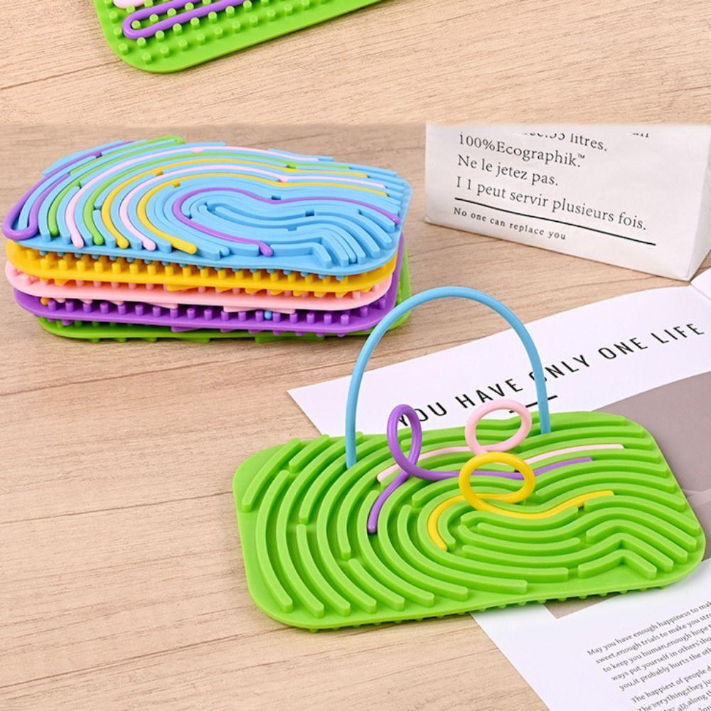 New Silicone Sensory Activity Board Double Sided Screen-Free Silicone Fidget Safe Silicone Calm Down Travel
