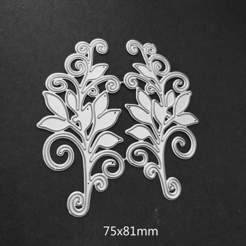 Listy Vyřezávání kovů Šablony DIY Scrapbooking Album Razítko Papír Karta Embossování Řemesla