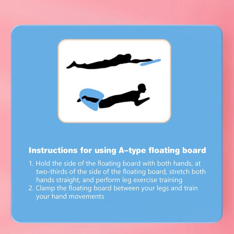 Swimming Learner Kickboard Floating Plate Eva Swimmer Body Boards Kickboard Pool Training Aid Tools For Adults And Kids