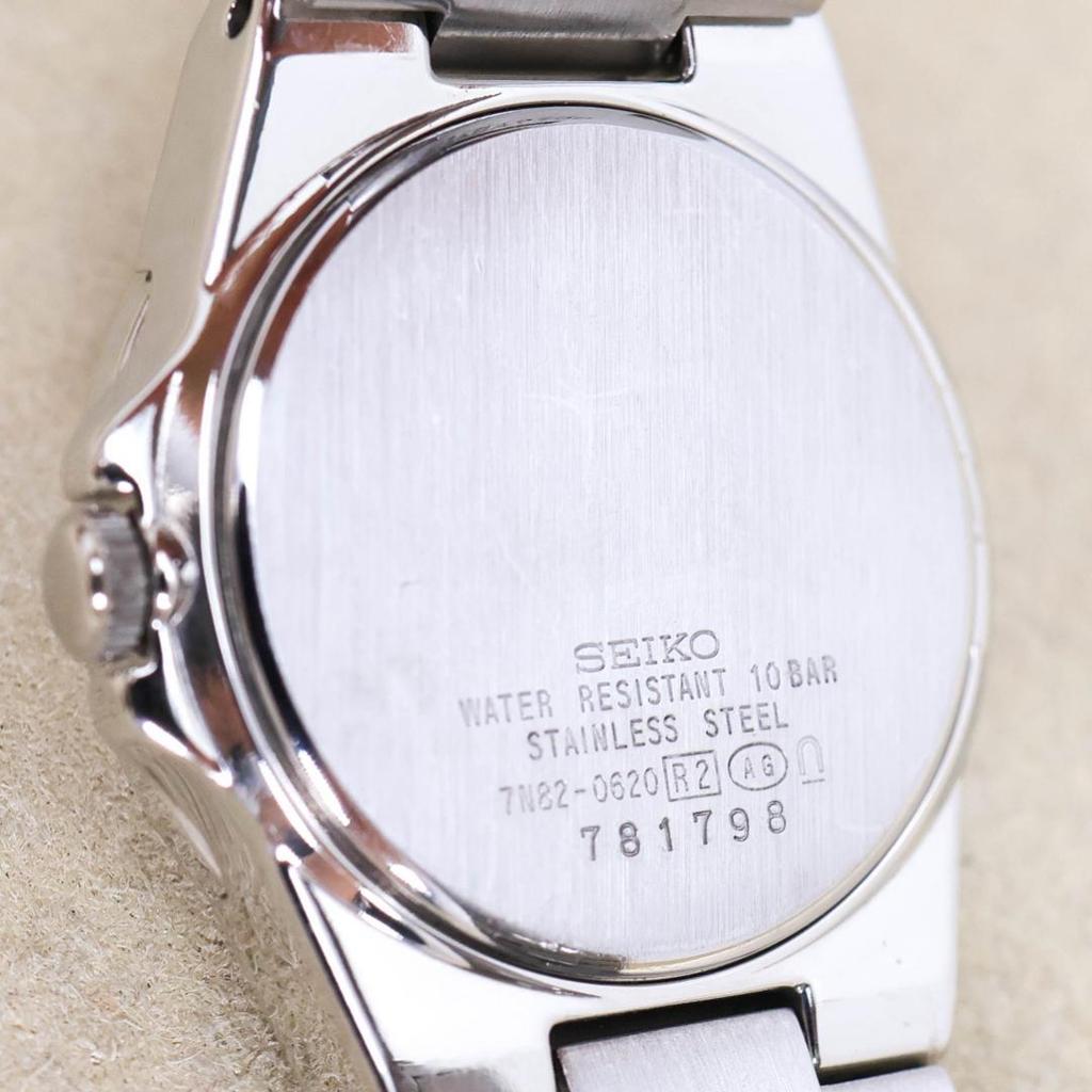 [USED] Working SEIKO Lukia Watch, Red, Women's, Date, 1901