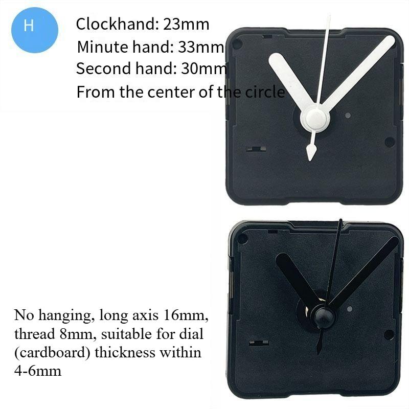 Silent Wall Clock Movement Swing Table Clock Mechanism DIY Timepiece Core Pointer Module Replacement Accessory for Handmade
