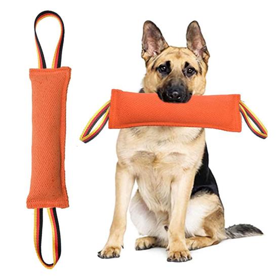 Dog Tug Toy Tear-Resistant Large Dog Bite Pillow Interactive Play Accessory Indoor Outdoor Pet Training Equipment