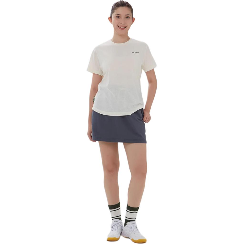 YONEX Natural Eco-Friendly Series SS25 Fashion Soft Comfortable Sports Leisure Skirt Women skirts Smoke-Gray 26182CR