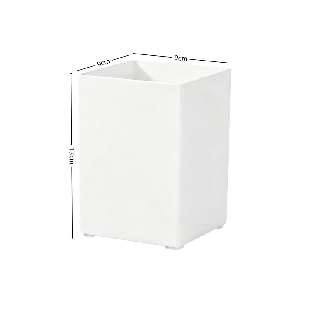 Desktop Transparent Storage Box for Sundries, Cosmetics, Stationery, Tableware with Mirror Cabinet
