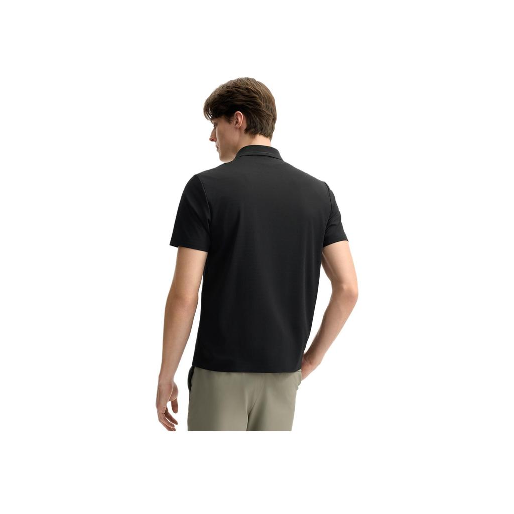 New FILA Polo Shirt Men's Jet Black F11M522104F-BK