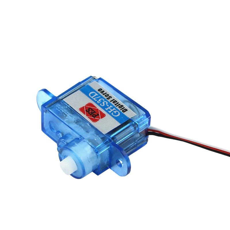 2pcs Mini Servo, RC Servo 3.7g Servo 4.3g Gh-S37d for Aero Modeling DIY Robot Rcmall Servo