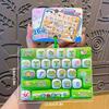 Cute Stress-Relief Portable Simulated Keyboard Keychain Animal Diary Desktop Decoration Student Bag Pendant Toy Creative Gift