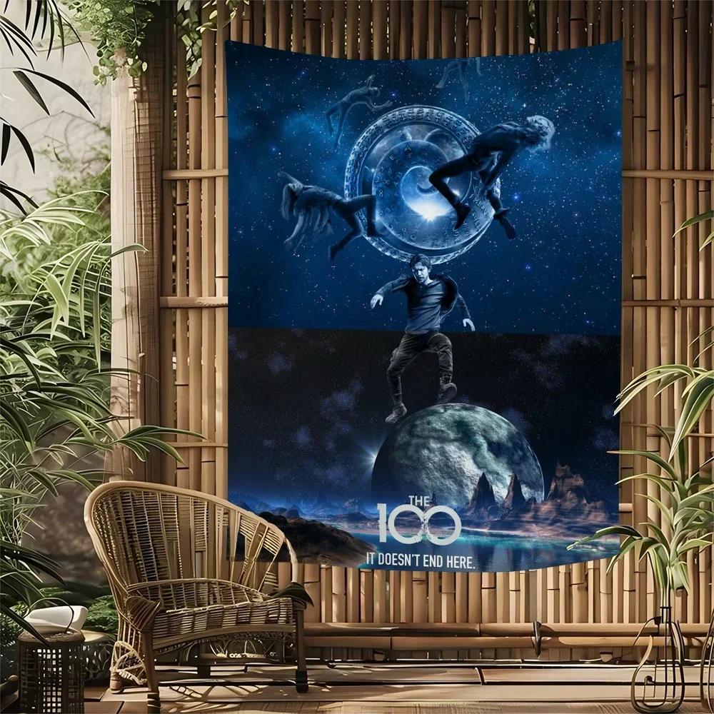 De 100 Seizoen TV Serie Show Kleurrijk Wandkleed Hippie Bloemen Wandtapijten Slaapkamer Decoratie Wandkunst Decoratie