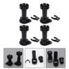 Set of 4 Adjustable Legs for Furniture Suitable for Cabinets Tables Sofas