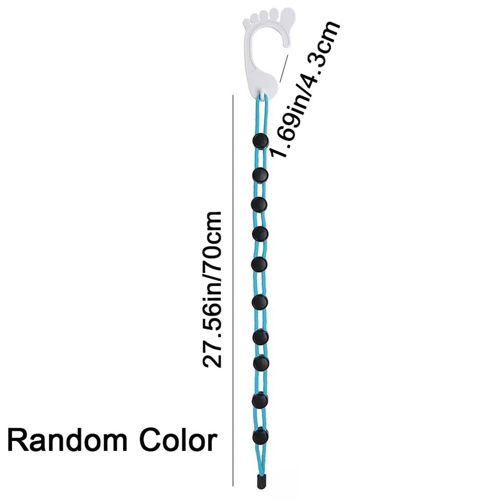3Pcs Plastic Sock Lanyard Large Capacity Sock Hanger Multifunctional Sock Drying Device  Laundry