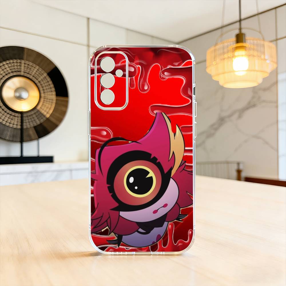 

H-Hazbin Hotel N-Niffty Phone Case Transparent Silicone Soft For SamsungA10,12,20,21S,30,31,40,50,51,52,70,71 Samsung a52 a52S