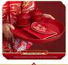 Red Wedding Toasting Tray: Tea, Fruit, Candy Dish – Wedding Supplies, Happy Tray by Wang Jin