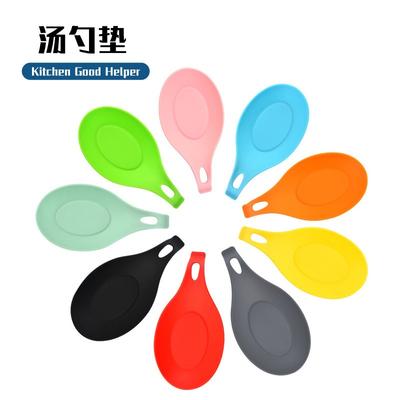 Silikon Kaşıklık Spatula Tutucu Isıya Dayanıklı Mutfak Eşyası Placemat Tepsi Mutfak Aletleri