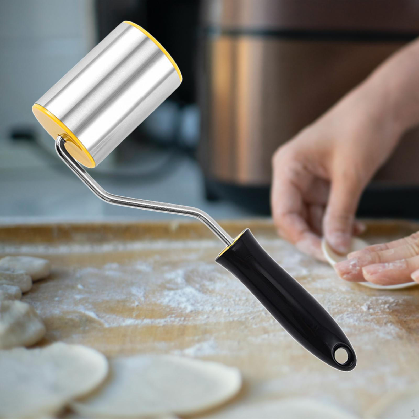 

Высококачественная скалка из нержавеющей стали для выпечки и выпечки Small