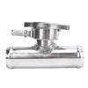 Inline Radiator Hose Filler Neck With 16PSI Cap 32mm 1‑1/4in OD T6061 Aluminum Polished Surface for Cars