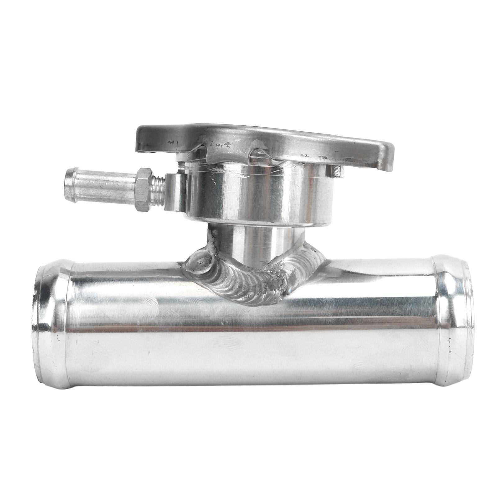 

Inline Radiator Hose Filler Neck With 16PSI Cap 32mm 1‑1 4in OD T6061 Aluminum Polished Surface for Cars