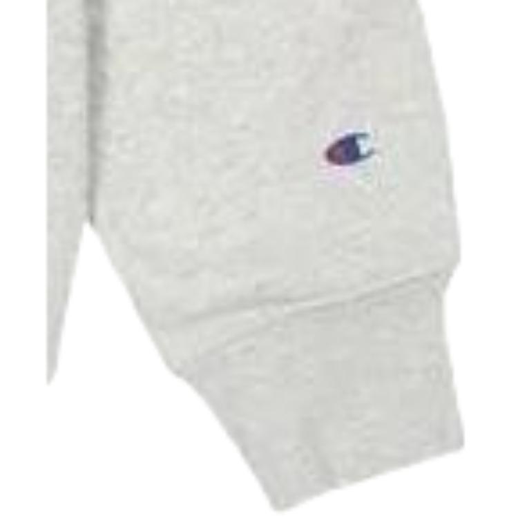Palace X Champion Co-Branded FW22 Logo Print Long Sleeve Pullover Sweatshirt Unisex Tops Light-Grey PLA-FW22-252