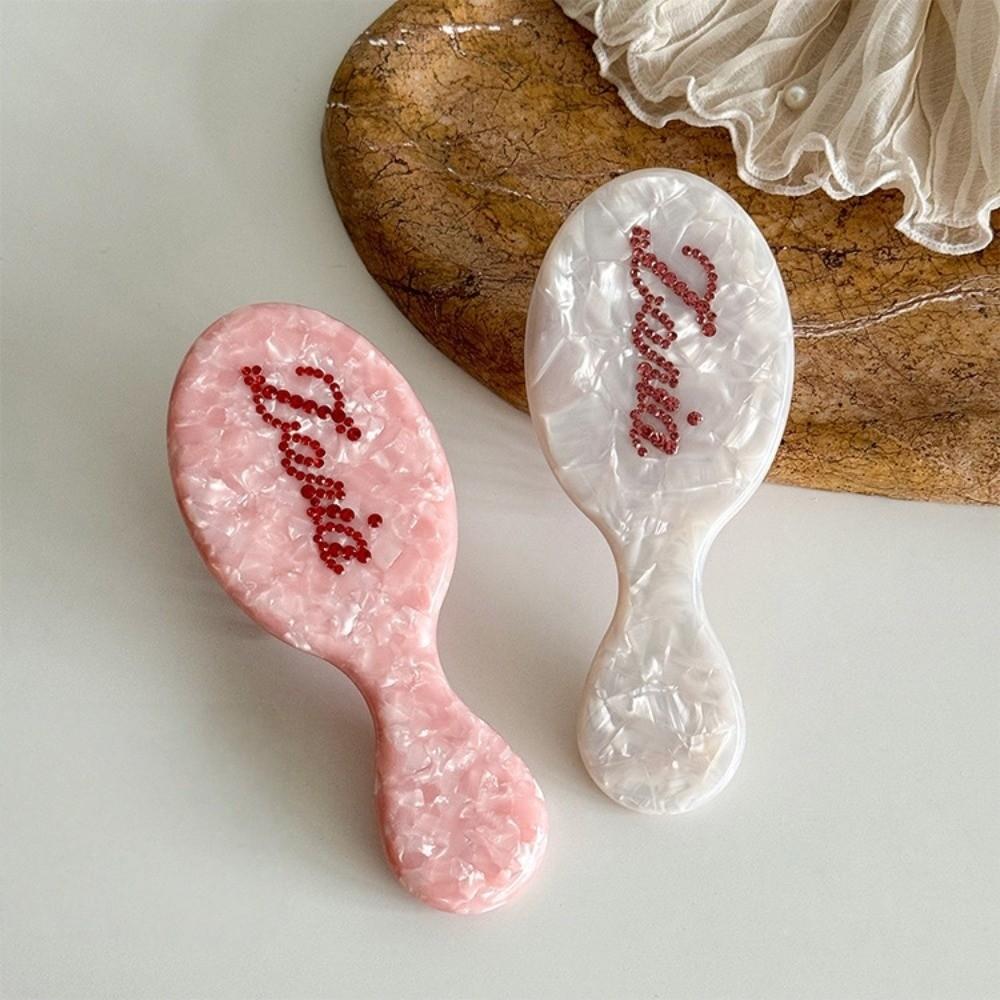 Scalp Massage Airbag Comb Rhinestones Hair Styling Tool Sweet Acetate Air Cushion Comb Hair Care