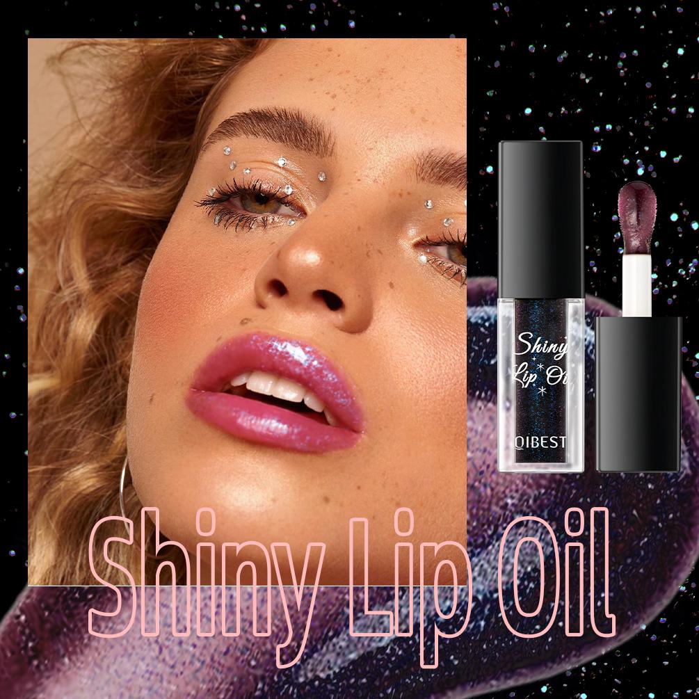 Temperature Color Changing Lipgloss Shiny Glitter Lip Oil Glass Moisturizing Makeup Mirror Water Light Lip Glaze Cosmetic
