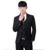 European Size Men's Three-Piece Wedding Suit - Thickened Formal Attire for Grooms