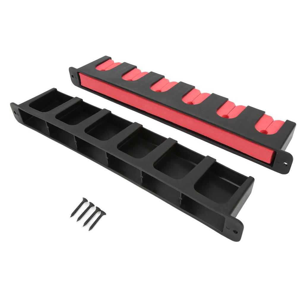 2Pcs Wall Mounted Fishing Rod Rack Orderly Storage Space Saving Anti Scratch Horizontal Fishing Rod Holder for